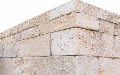 Travertin Mauersteine beige