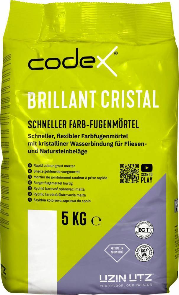 Naturstein Flex Fugenm�rtel Codex Brillant - 5 kg Sack