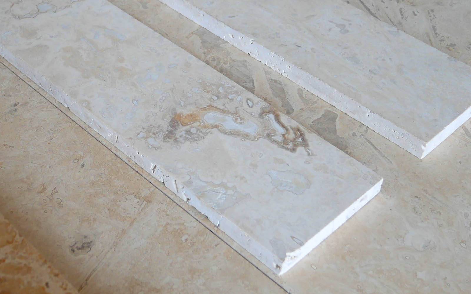 Naturstein Sockelleiste Travertin Classic geschliffen