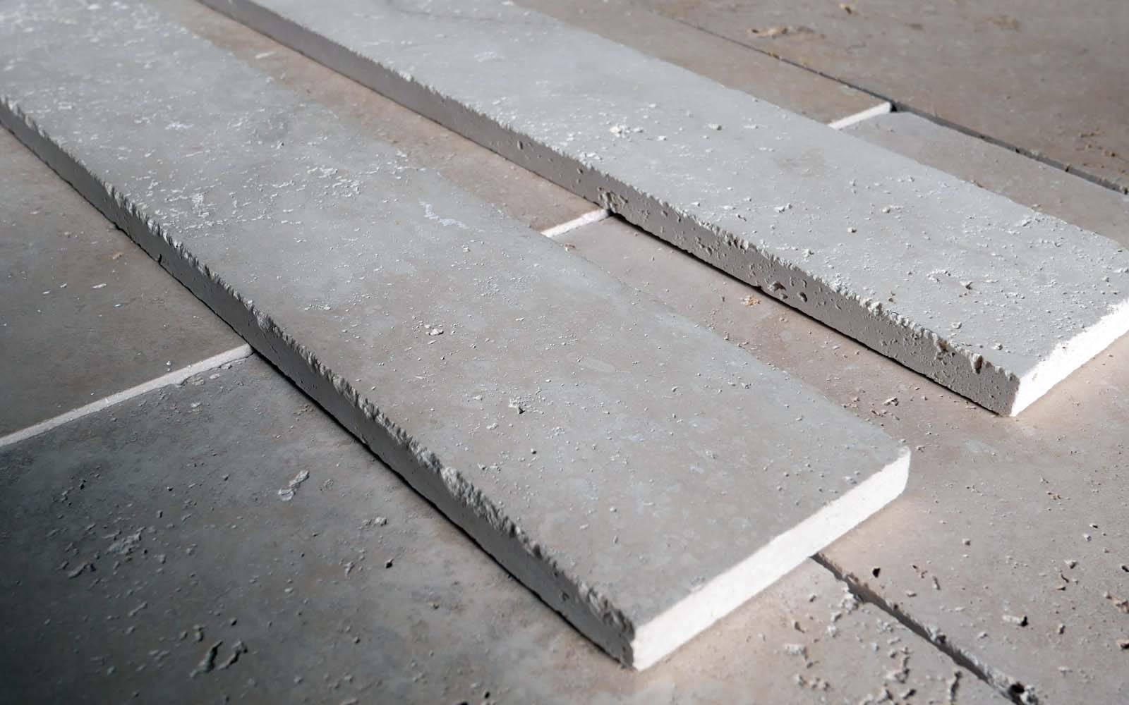 Naturstein Sockelleiste Travertin Medium getrommelt