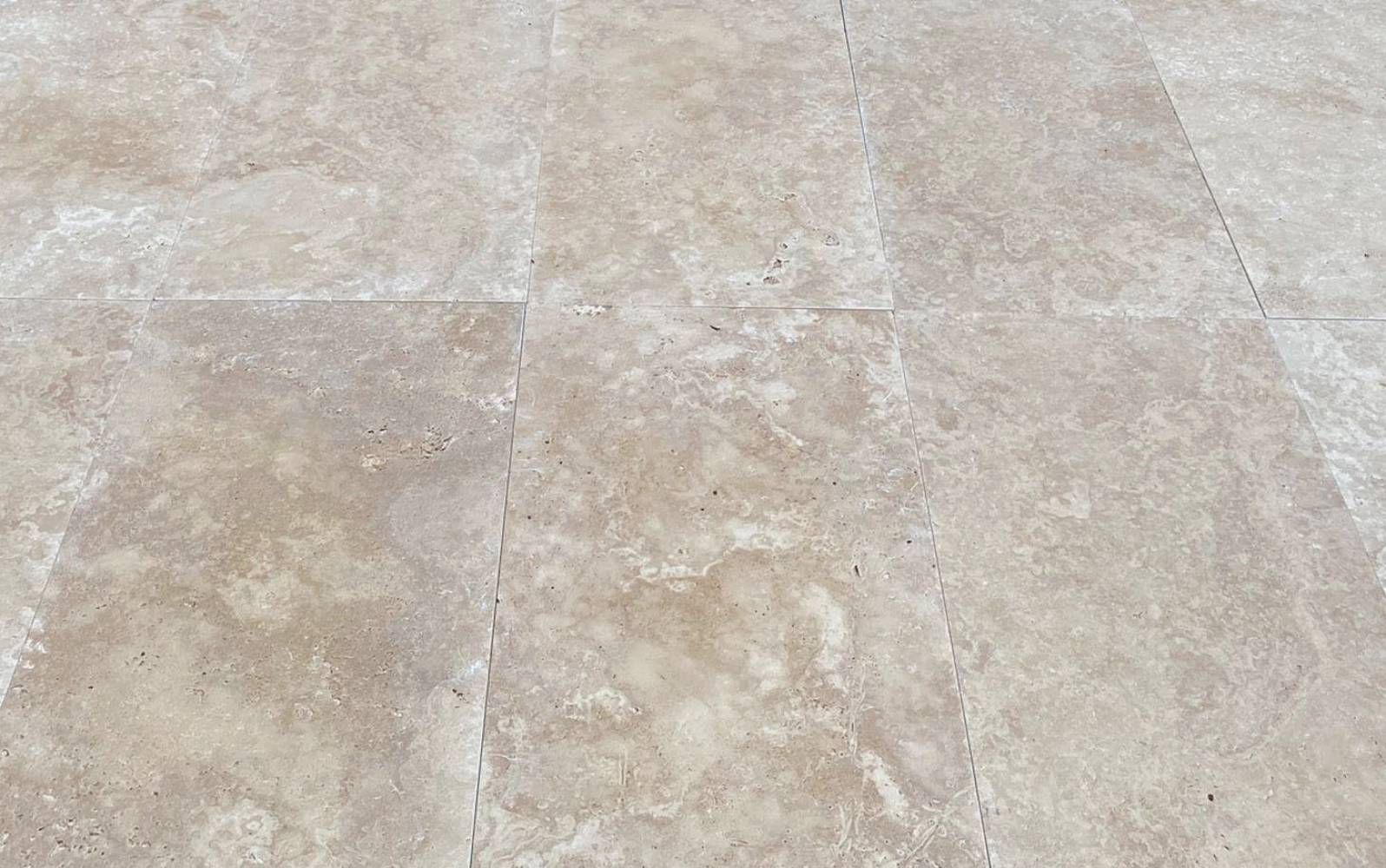 Travertin Fliesen beige geb�rstet 40 x 60 cm