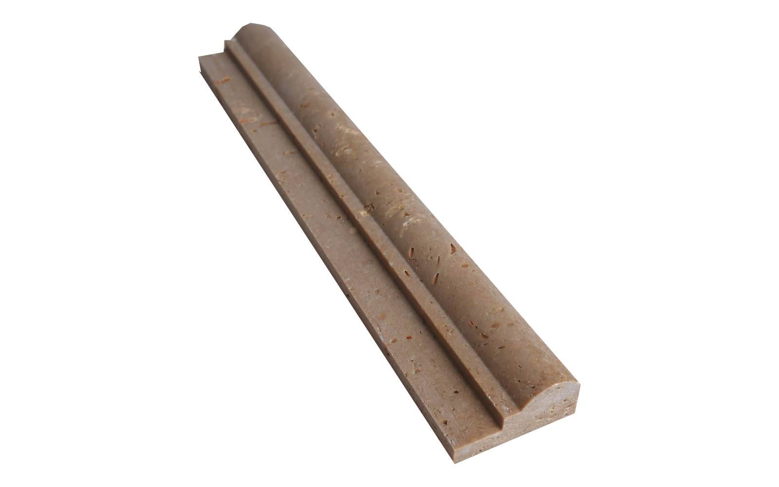 Travertin Bordüre Noce Antique - Naturstein Profil Für Wand & Bad