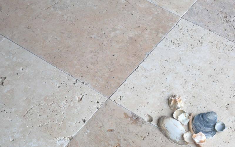 Travertinplatten Medium - naturnahe Steinterrassen